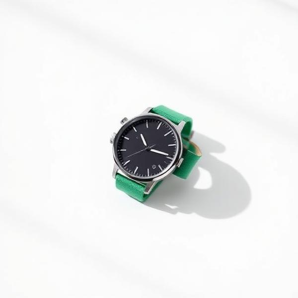 Minimalist Green Watch